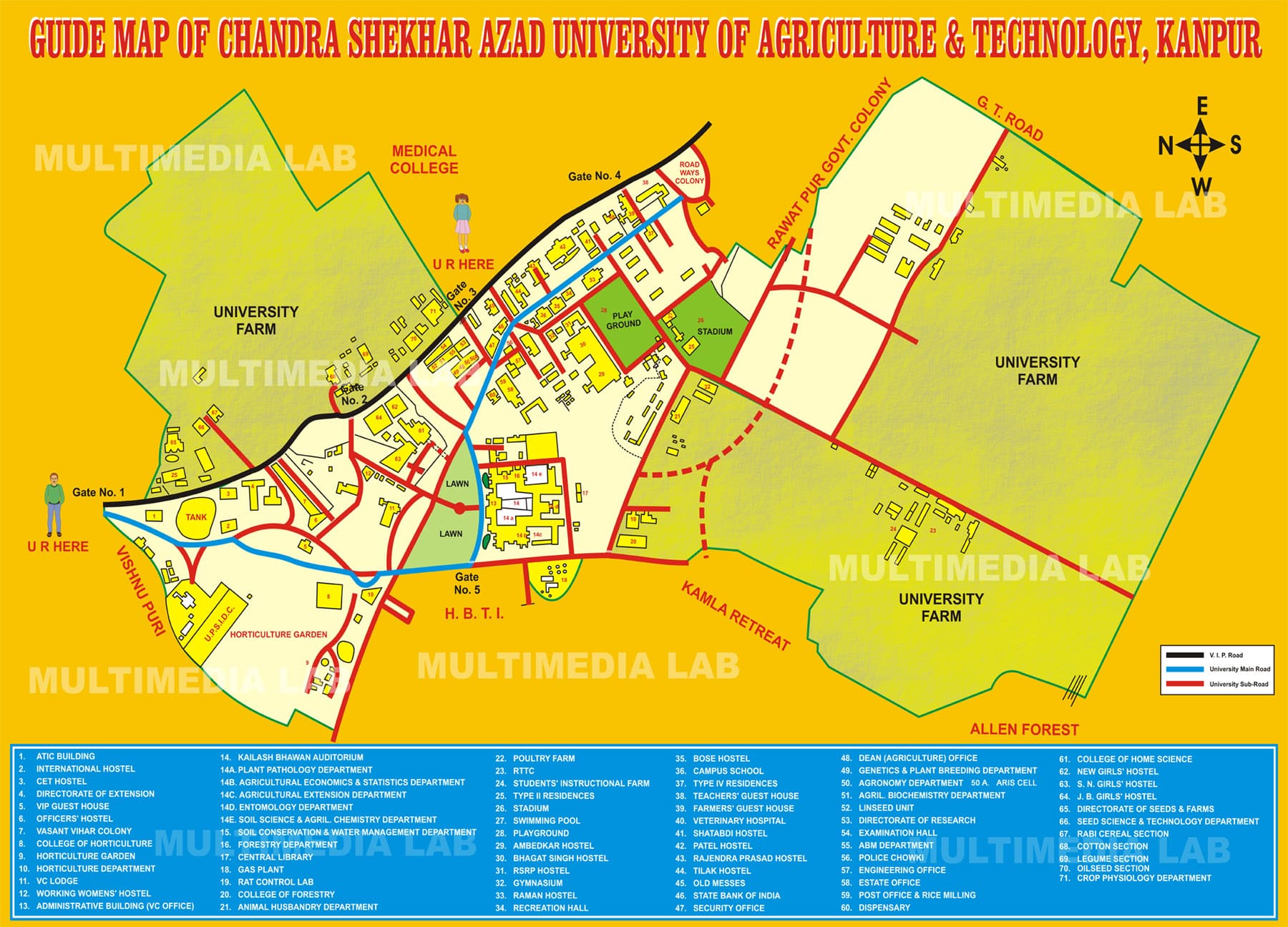 Image of GUIDE MAP